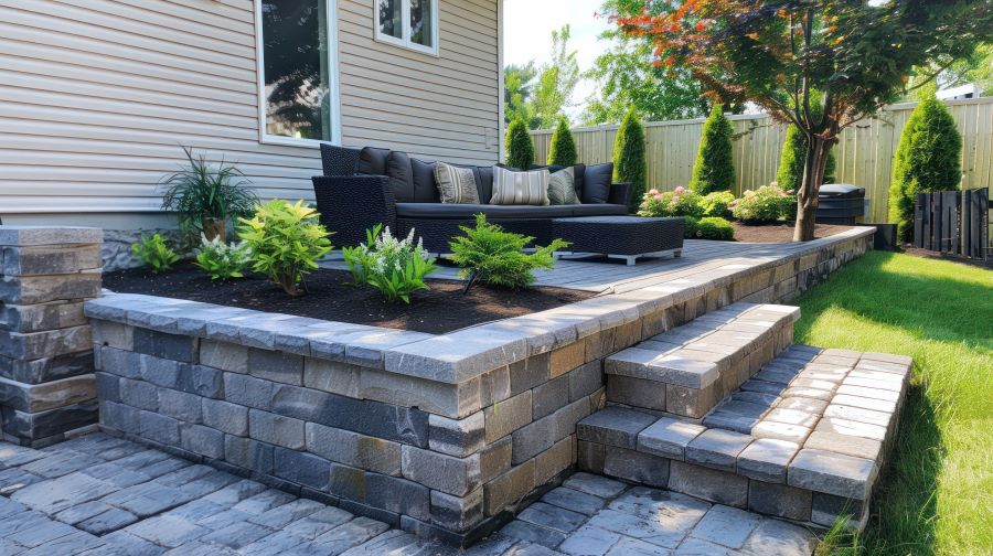 quality retaining wall in Lafayette