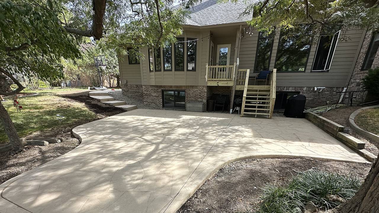 quality concrete patios installations in indiana