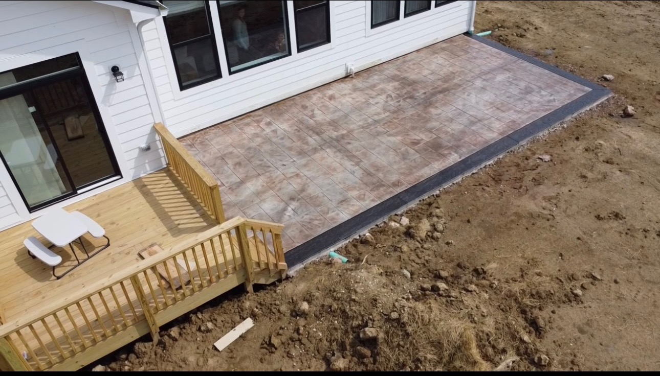 concrete patio installation Lafayette, IN