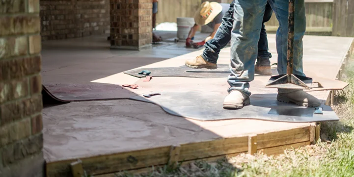 Stamped Concrete Patios: The Ultimate Guide to Pattern Selection stamped concrete patio style selection lafayette in