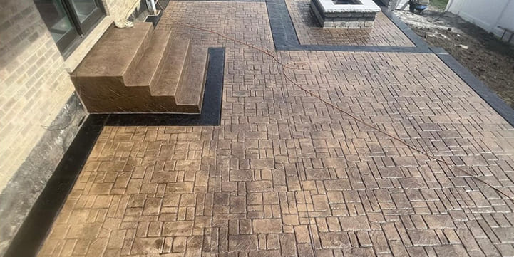 stamped concrete installation in hamilton county areas
