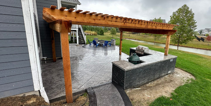 outdoor living space design in carmel in