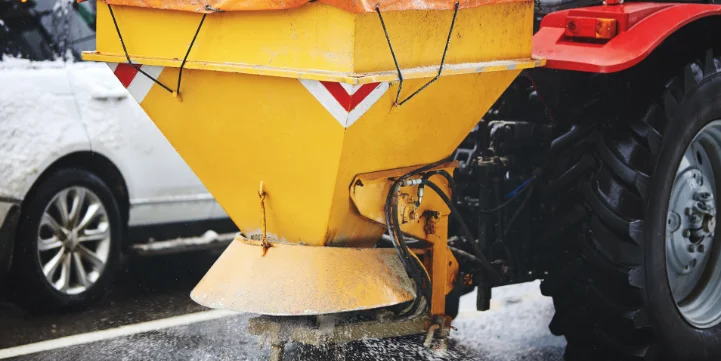 road salt damage concrete indiana